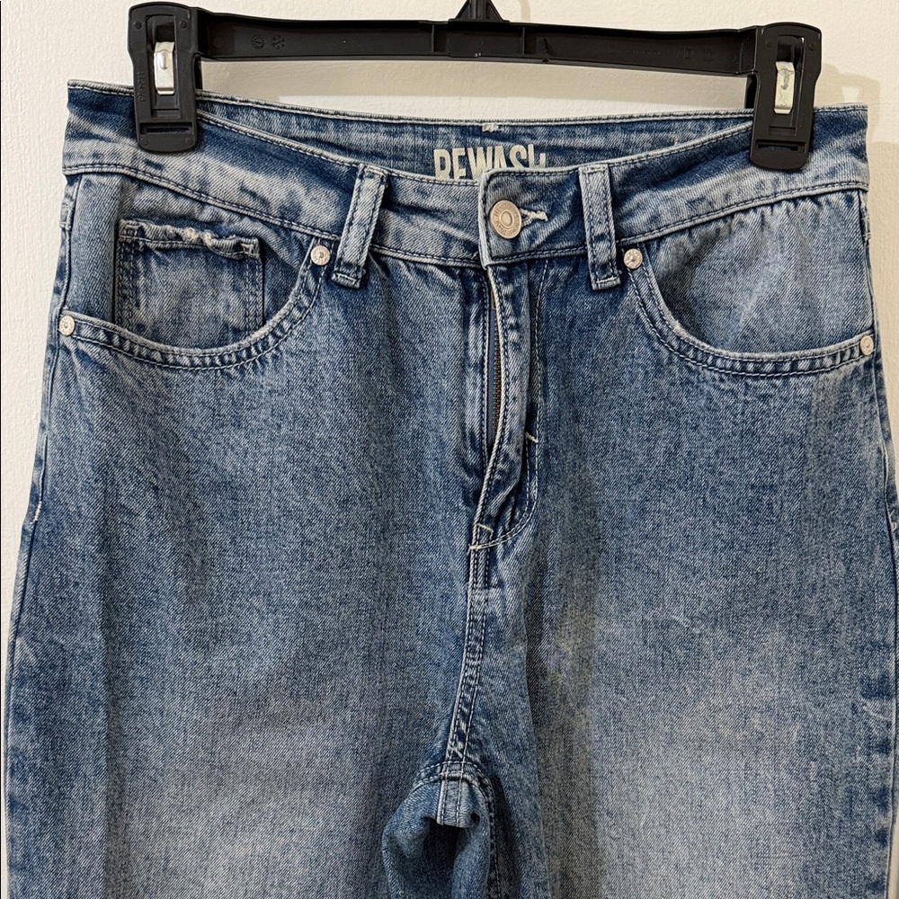 Rewash High Rise Wide Leg Jeans